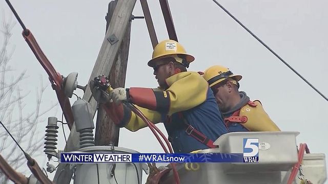 Crews work to restore power to residents in Franklin County