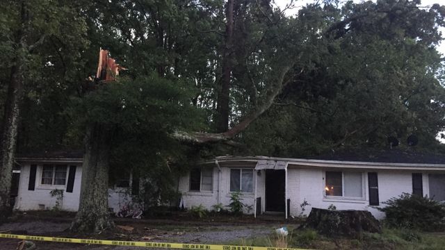 Tuesday storms cause damage, power outages