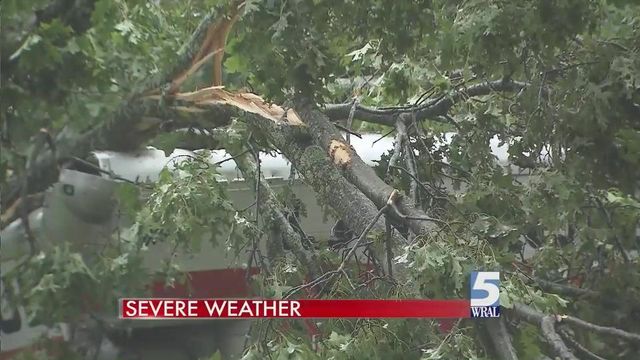 Summer storms roll through Durham