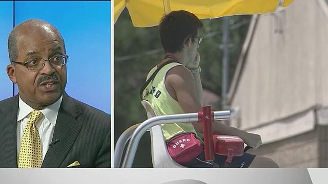 Dr. Mask explains how to stay safe in the heat