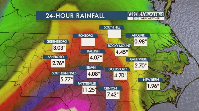 Matthew brings life-threatening flooding to central NC