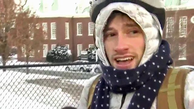 People bundle up across the country to tackle extreme cold