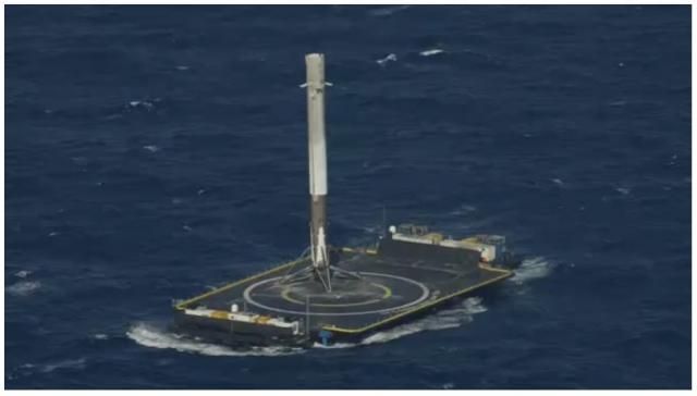 Falcon 9 booster landing