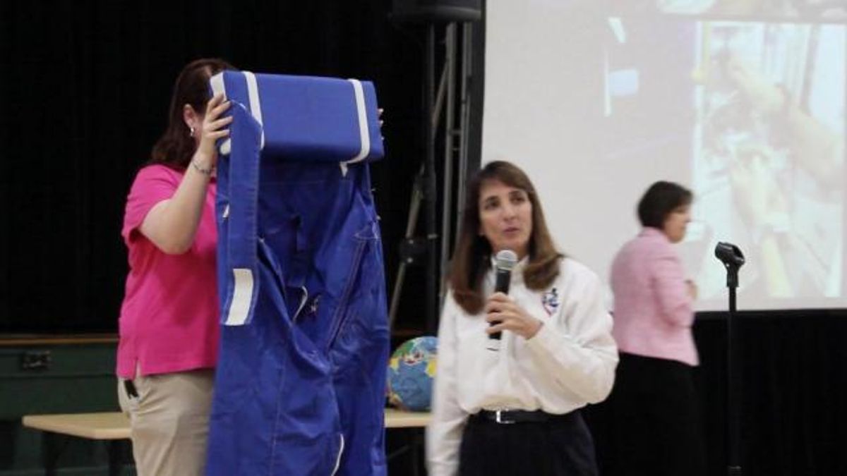 NASA astronaut Nancy Currie