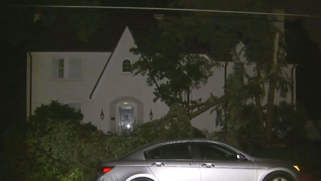 Severe thunderstorm causes damage across Triangle