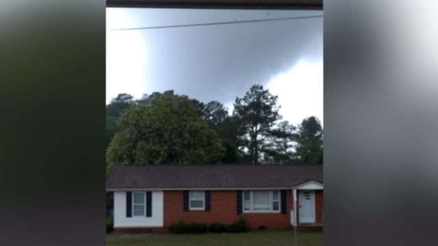 Video shows Autryville tornado