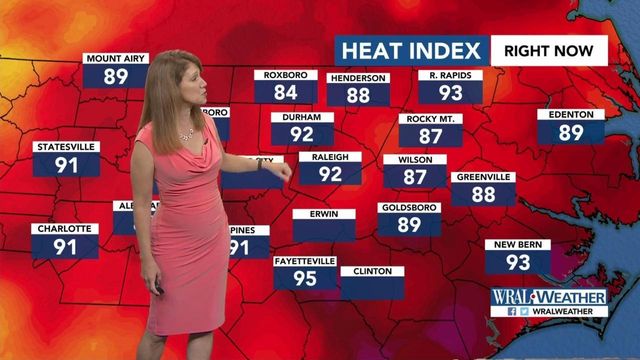 Storms bring relief from triple-digit heat 