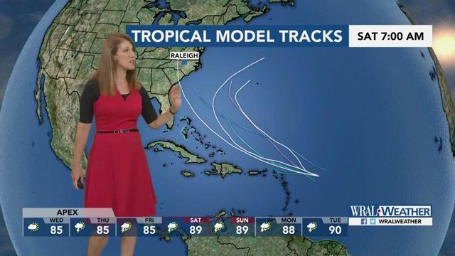As storm tracks toward US, weather pattern could protect coast