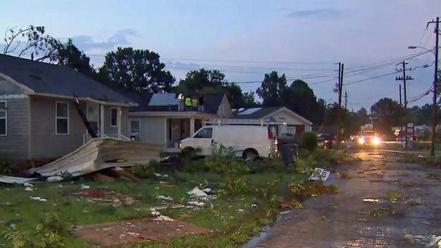 Smithfield homes, businesses damaged by storms