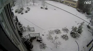 Timelapse: Snow accumulates in north Raleigh