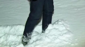 Snow piled deep in Franklin County