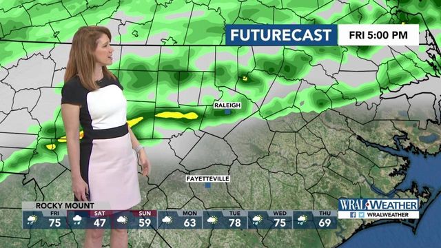 Rain rolls into central NC Friday, lingers Saturday