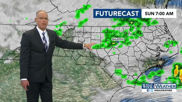 Triangle faces overnight thunderstorm threat