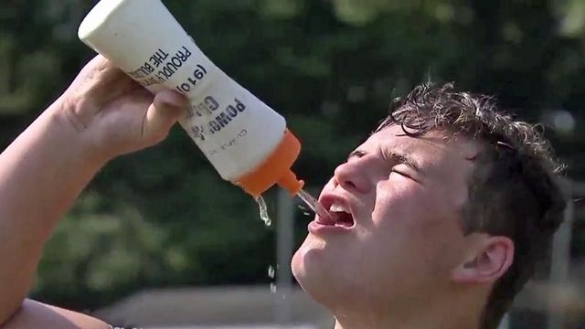Athletes struggle to stay cool on the field