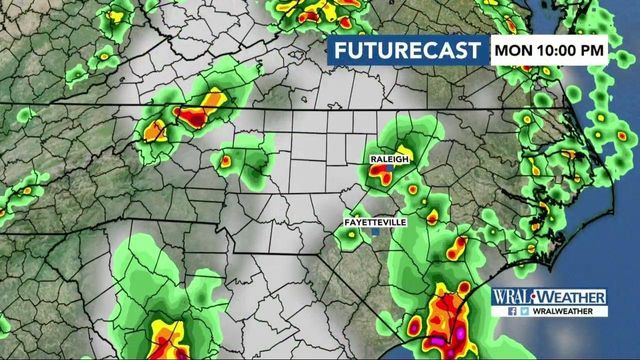 How much rain will we see before Wednesday?
