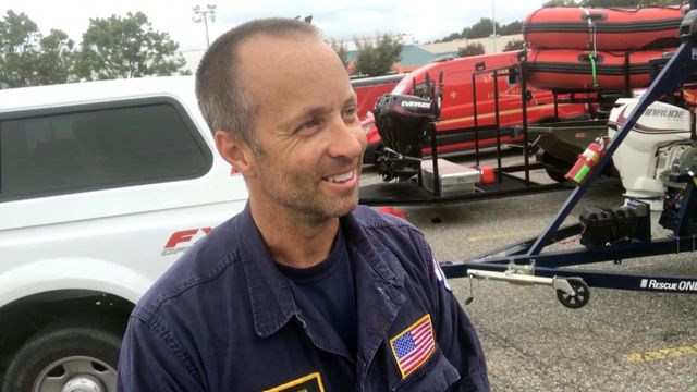 Rescue crew from California ready to help NC flooding victims