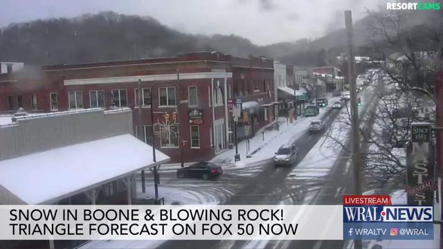 Snow in Boone
