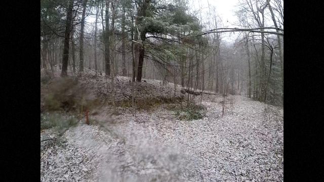 Snow begins falling in NC mountains