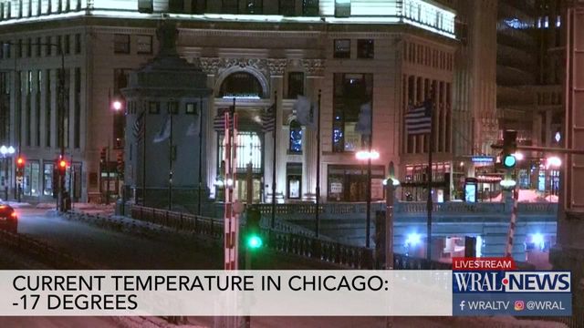 Subzero temperatures blast Chicago