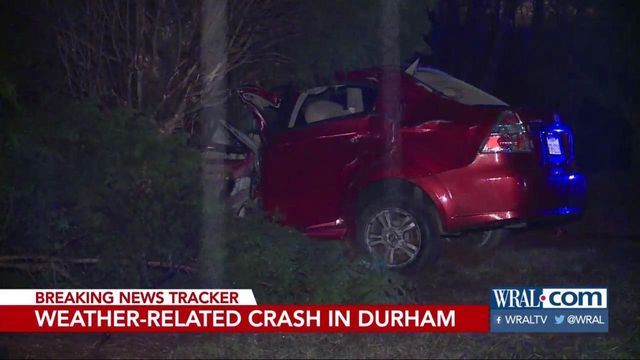 Police: Weather likely played a role in Durham crash