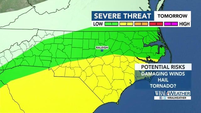 11pm update: Threat of severe weather moves out, light rain sticks around overnight