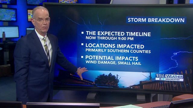 Storms possible, but not widespread
