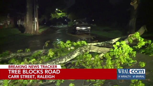 Storms moving out, leaving damage behind 
