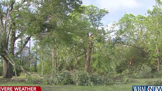 Storms over as clean-up in Siler City begins after storms