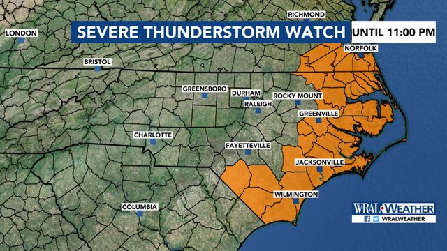 Weather update: Severe threat over for Triangle