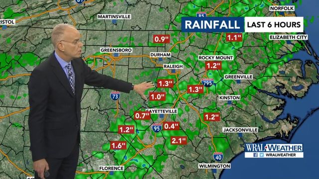 Expect more rain as severe storms move out