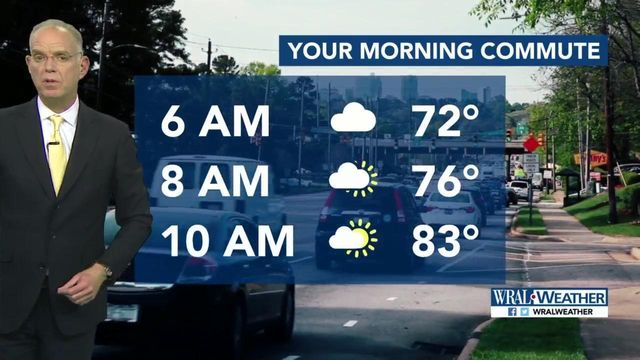 Nice morning turns into chance of showers Friday