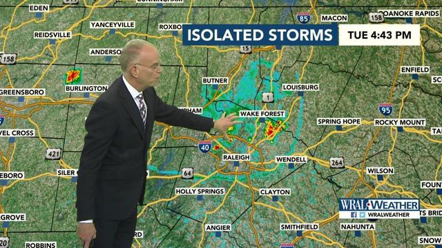 Storm chances increase for Wednesday