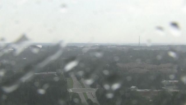 Timelapse: Severe weather moves through the Triangle