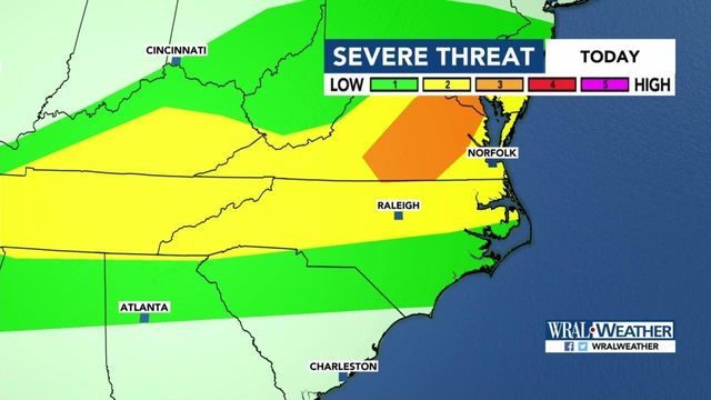 Large hail, damaging winds expected Tuesday