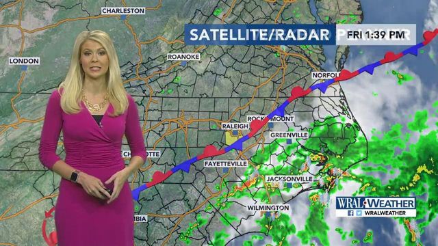 Friday PM weather update: Storms forming around the Triangle