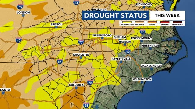 NC drought status