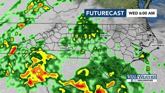 Rain on the way for Wednesday commute