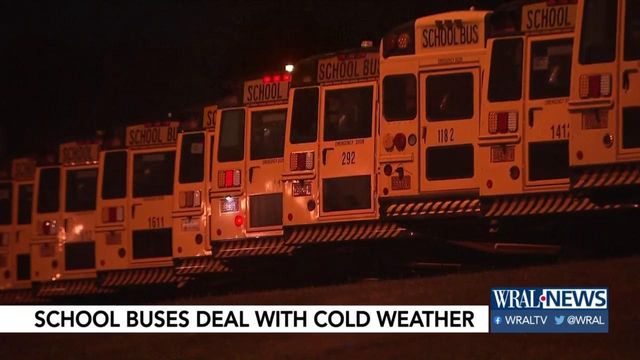 Bus drivers, commuters prep for frigid morning