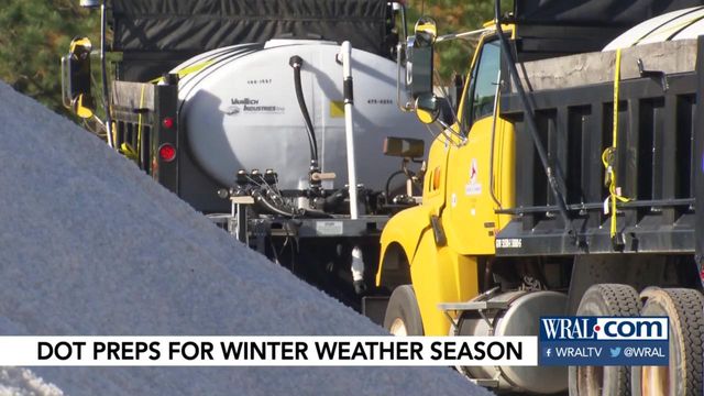NCDOT already prepping for winter weather
