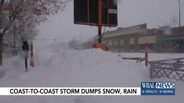 Storm system dumping snow to many parts of the US