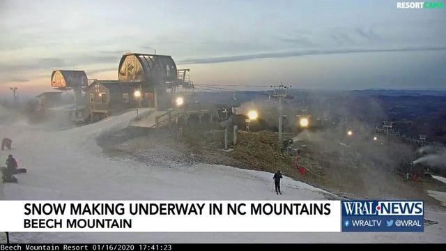 NC mountain resorts making snow