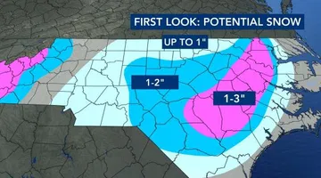 Up to 2 inches of snow possible with updated forecast models