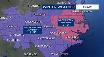 3 p.m. update: Rain-snow line edges closer to Durham area