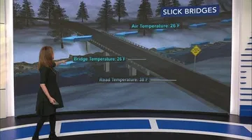 Elevation explains why bridges freeze before roads