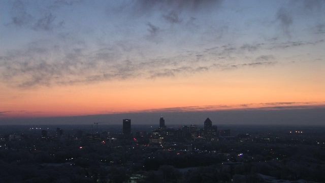 Tower cam timelapse: Raleigh sunrise