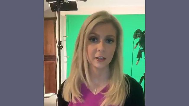 Lights, camera, Kat: Campbell produces WRAL Weather segment from her dining room
