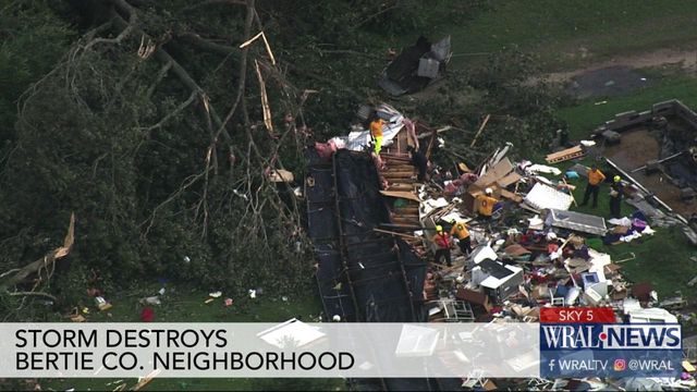Sky 5 video shows Windsor tornado damage