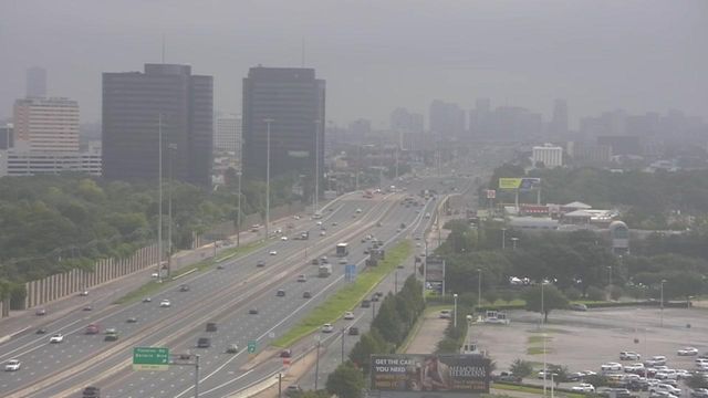 Live look at Houston ahead of Hurricane Laura