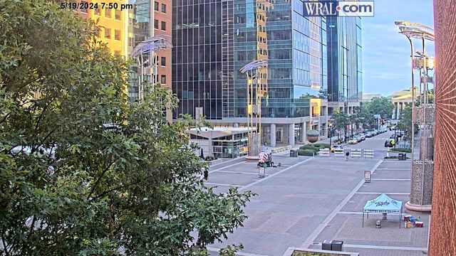Downtown Raleigh City Plaza cam from Jimmy V's