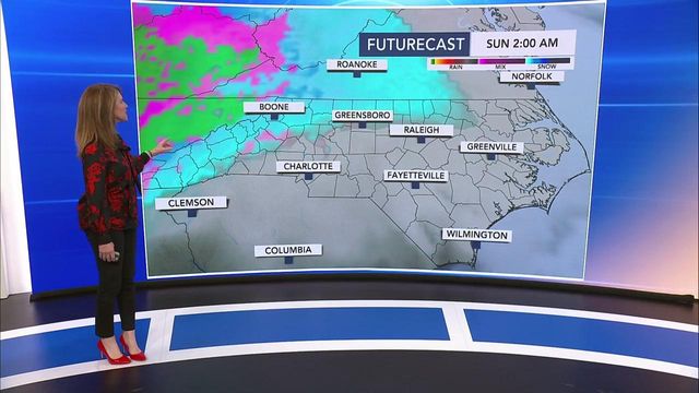 Chilly weather ahead, with slight potential for weekend snow